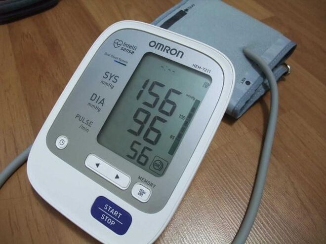 high blood pressure for two weeks